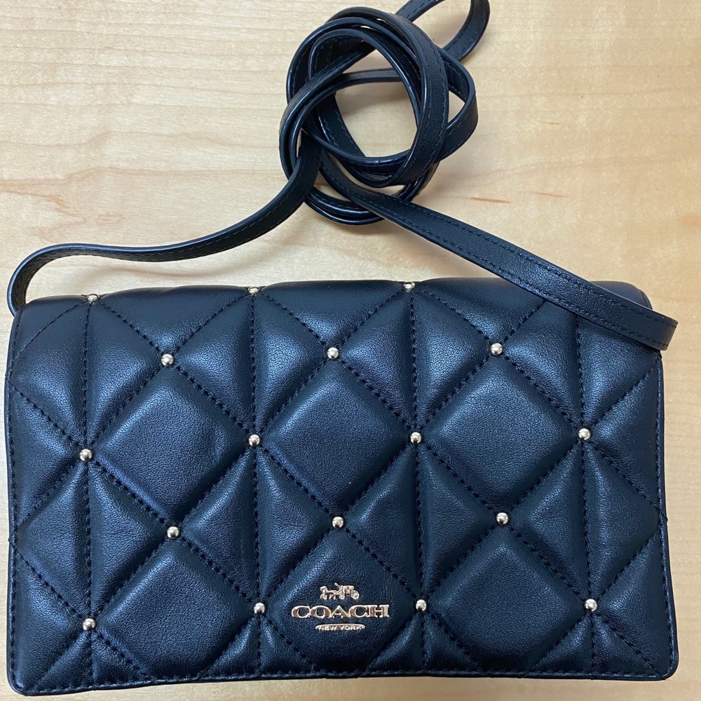 Coach Hayden fold over crossbody clutch
